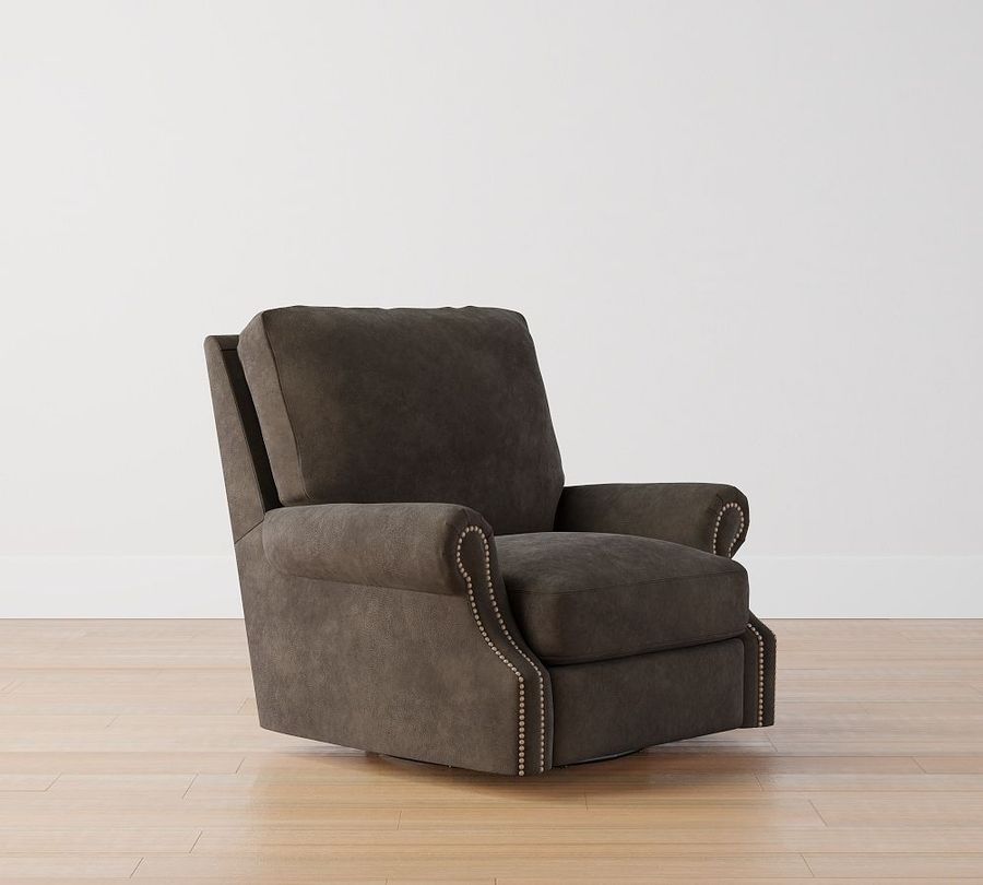 James Roll Arm Leather Swivel Chair added by Spoak Member