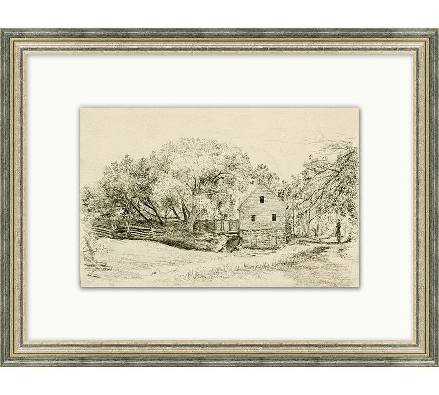 Peaceful Forest Cabin Framed Print added by Spoak Member
