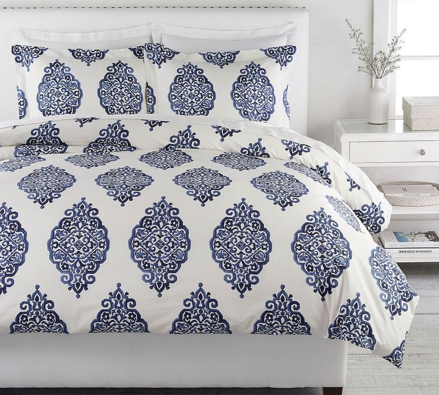 Open Box: Asher Medallion Organic Cotton Duvet Cover added by Spoak Member