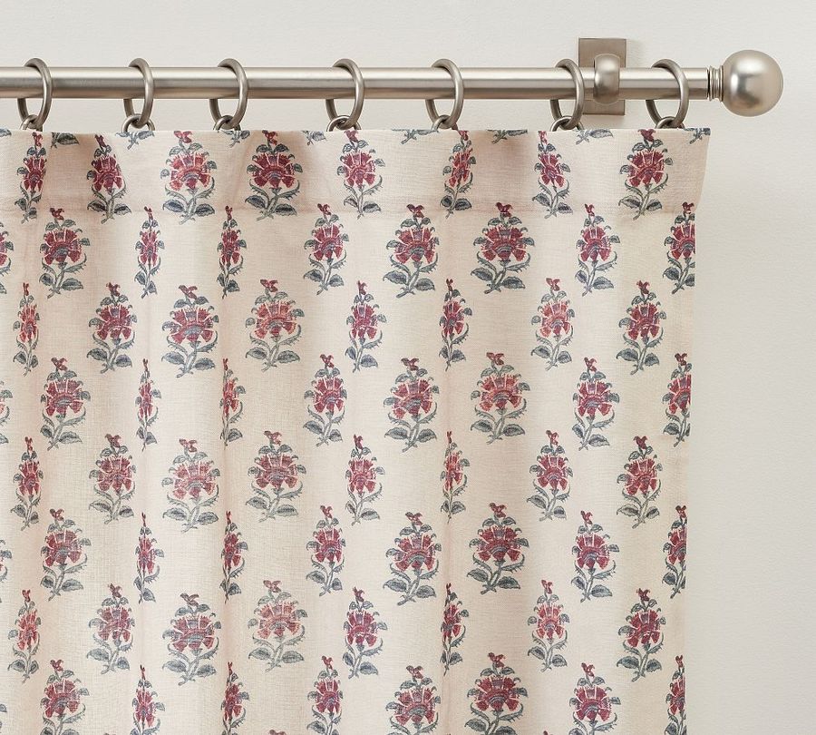 Open Box: Arnica Bhotah Floral Linen Cotton Curtain added by Spoak Member