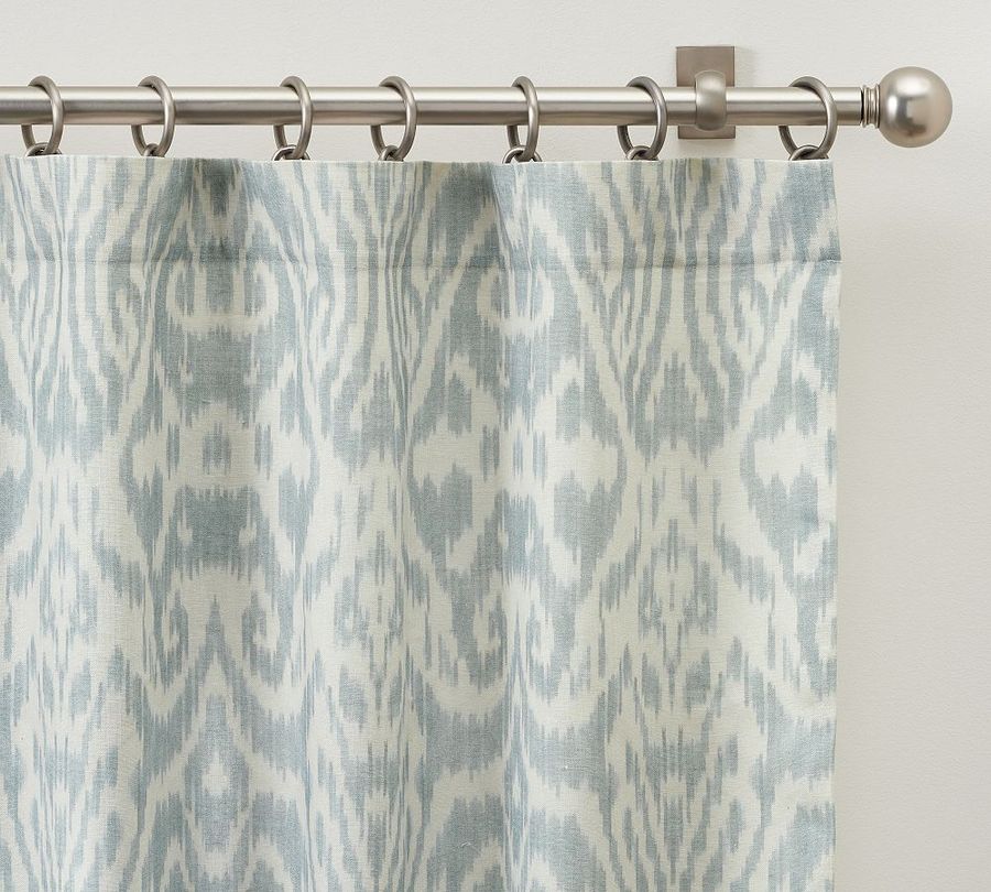 Vega Ikat Linen Cotton Blackout Curtain added by Spoak Member