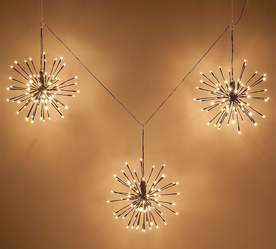 Starburst Lit LED Hanging Branches - Set of 3 added by Spoak Member