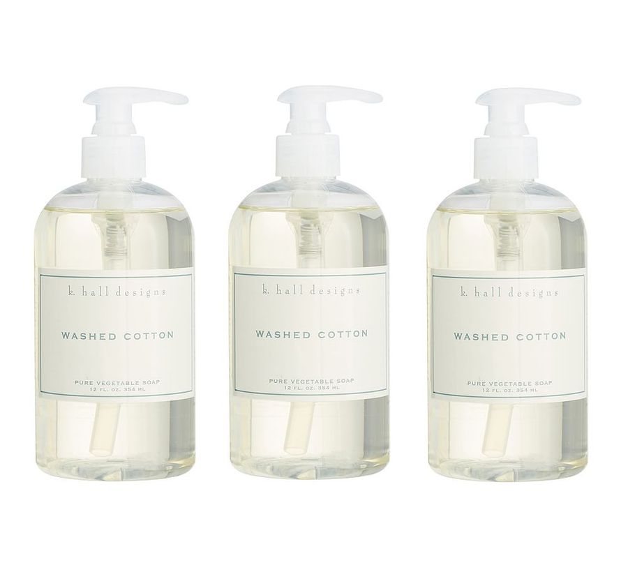 K. Hall Washed Cotton Liquid Soap, Set of 3 added by Spoak Member