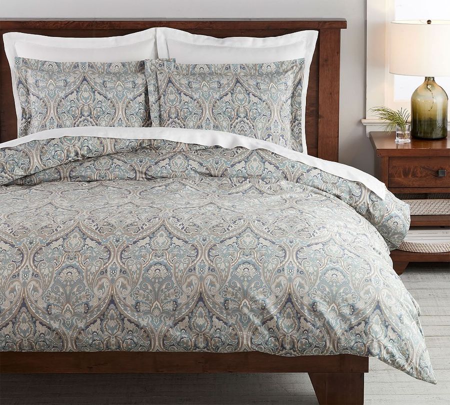 Mackenna Paisley Organic Percale Duvet Cover added by Spoak Member