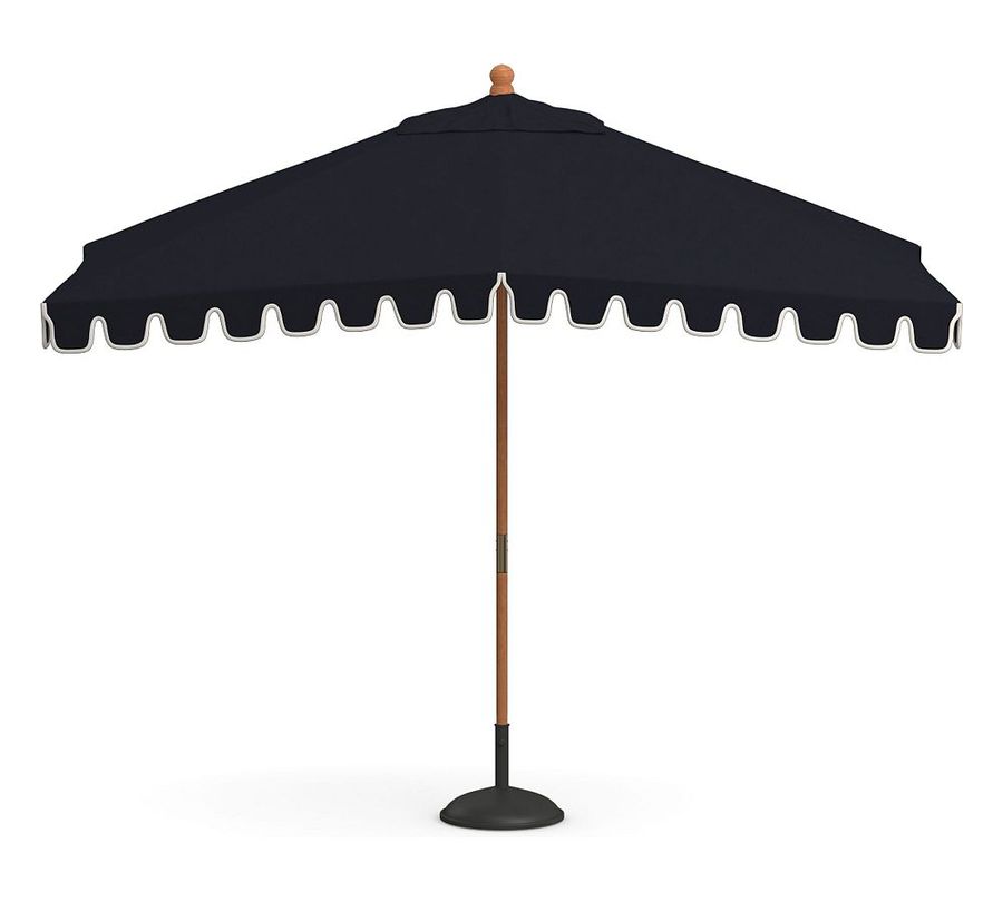 Premium 10' Rectangular Portofino Patio Umbrella &ndash; Teak Frame&#8203; added by Spoak Member