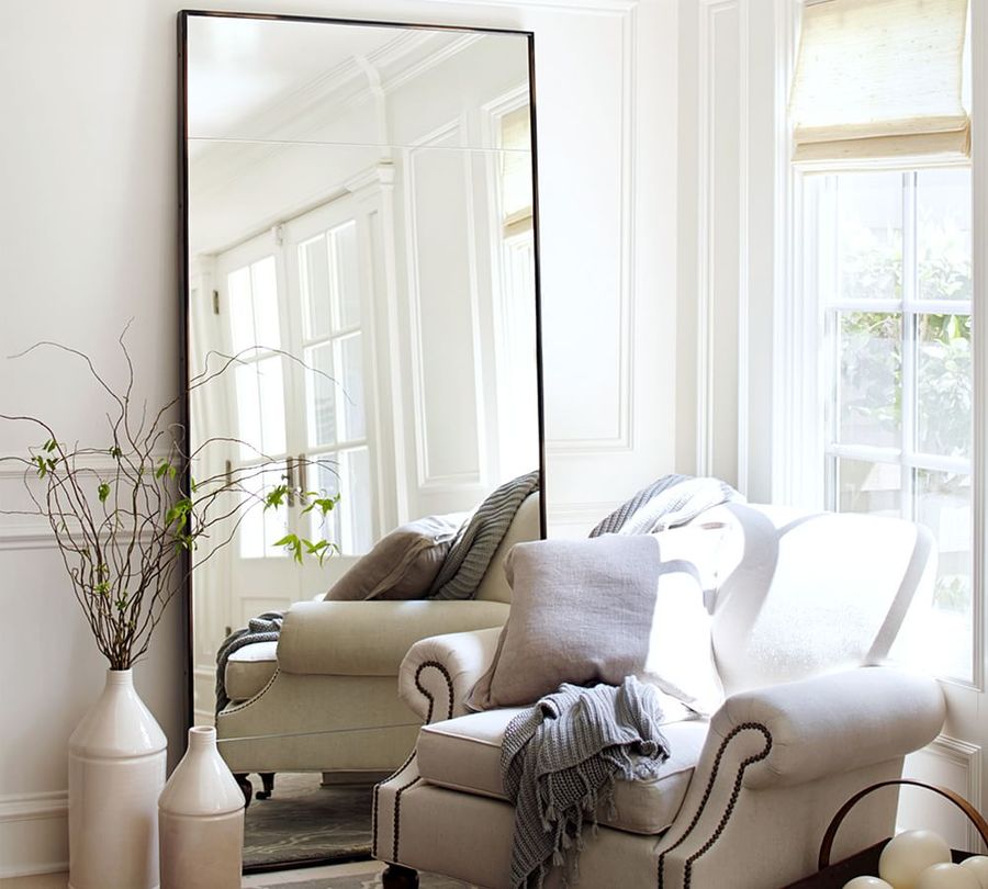 Berke XL Iron Frame Floor Mirror added by Spoak Member