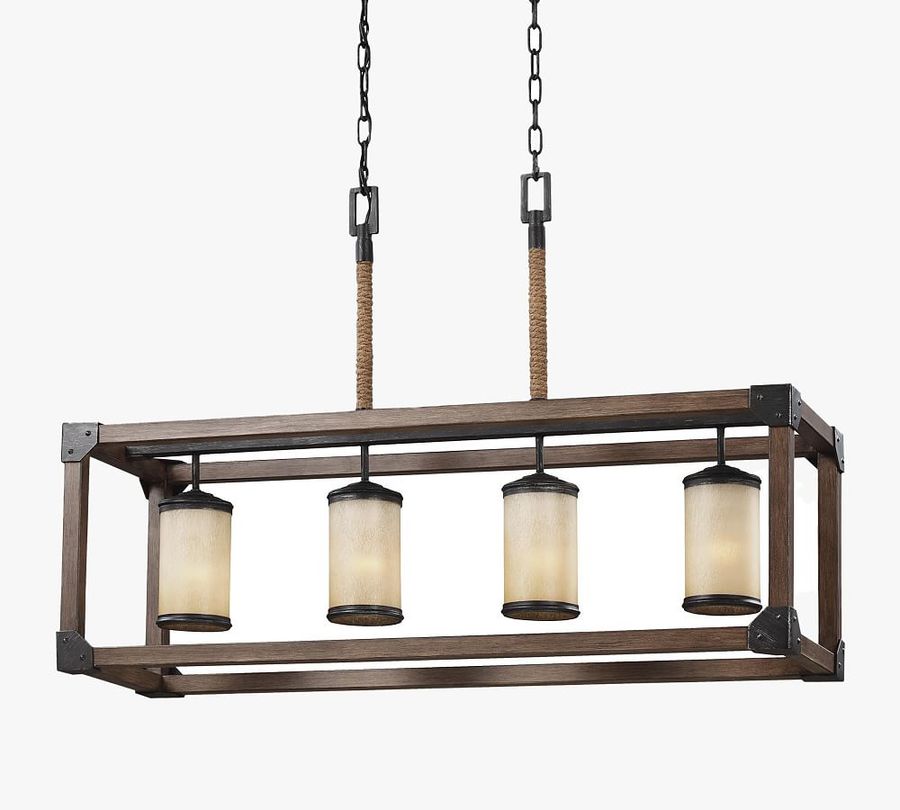 Newton 4-Light Hand-Blown Glass Chandelier (36&quot;) added by Spoak Member