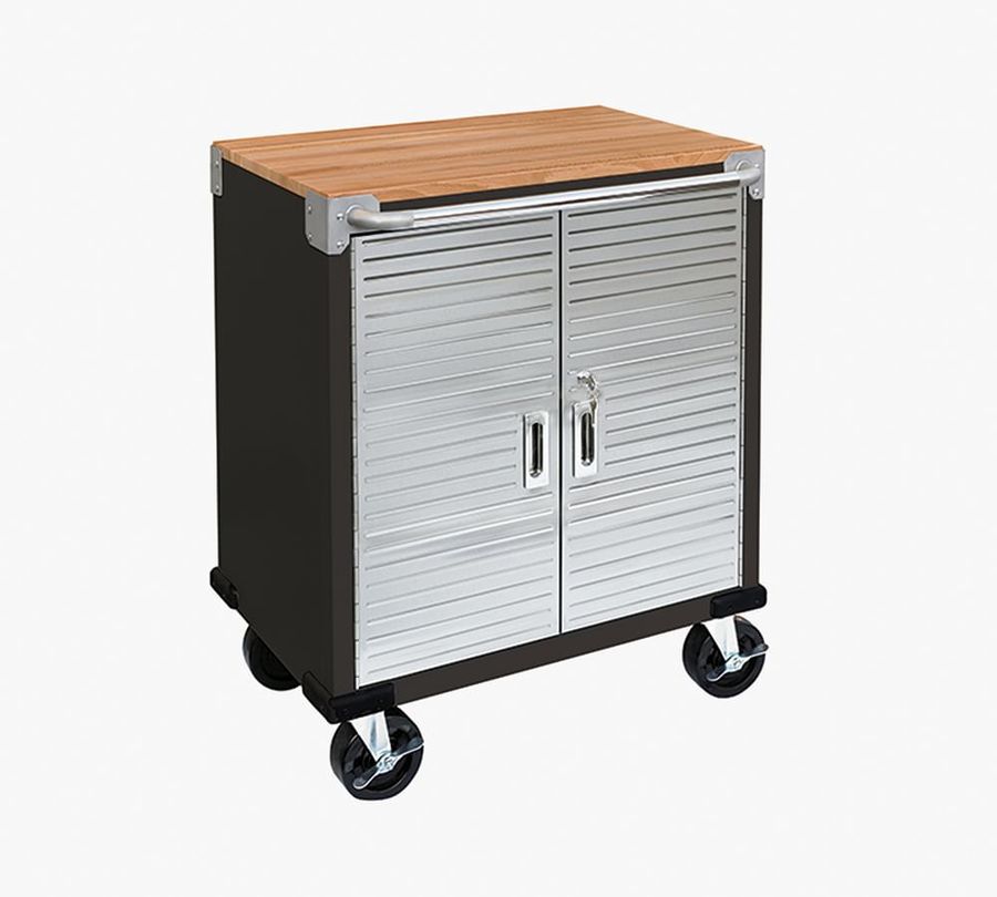 2-Door Stainless Steel Rolling Storage (28&quot;) added by Spoak Member