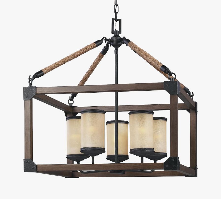 Newton 5-Light Hand-Blown Glass Chandelier (22&quot;) added by Spoak Member