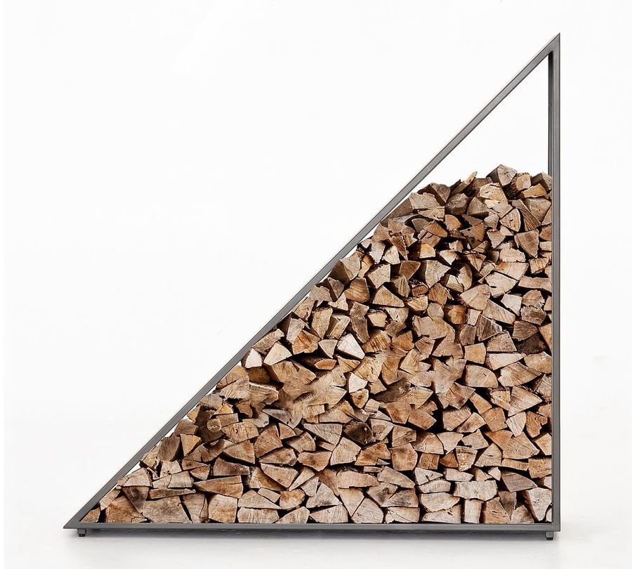 Geometric Coated Gunmetal Firewood Holder added by Spoak Member