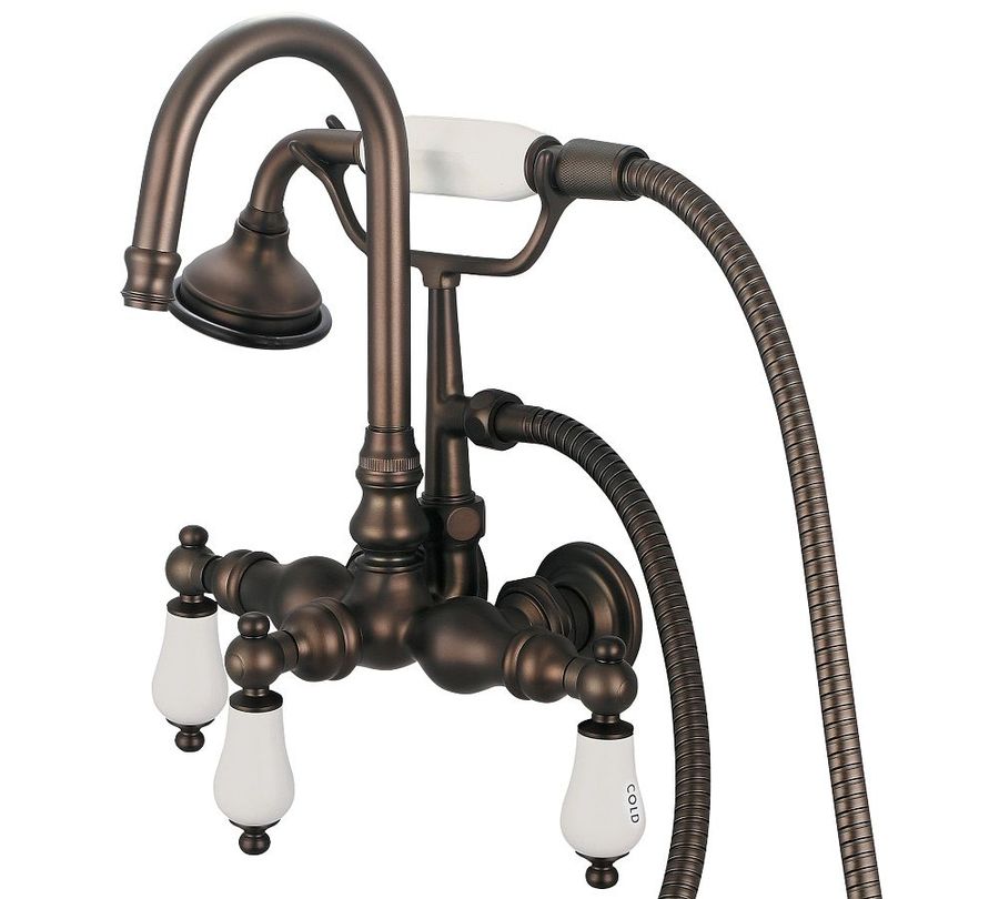 Jolen Deck Mounted Lever Handle Tub Filler with Handshower added by Spoak Member