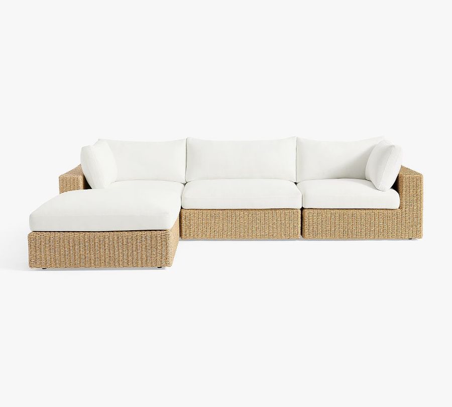 Kostas Wicker 4-Piece Outdoor Sectional (129&quot;) added by Spoak Member