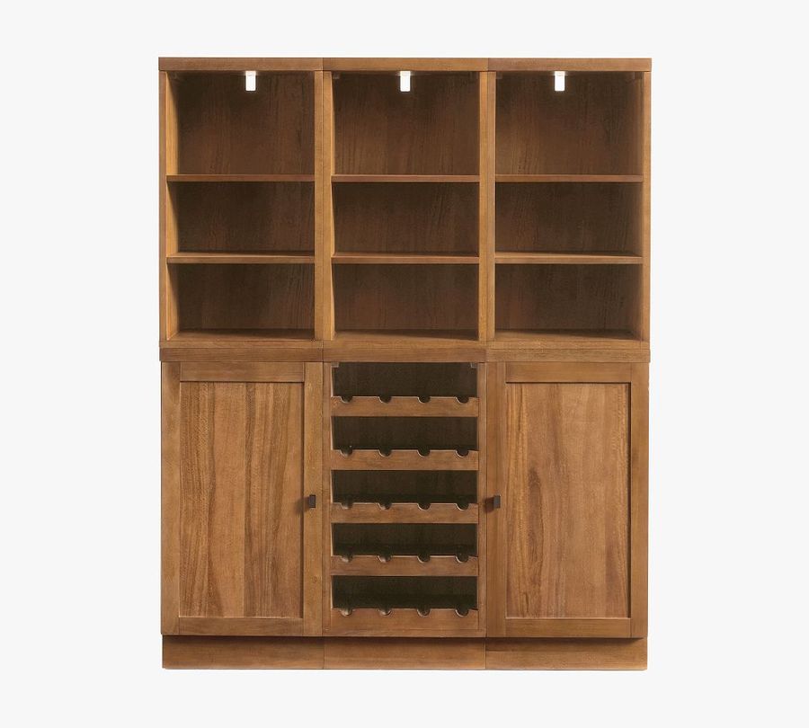 Reed Modular Bar Shelf with Cabinet &amp; Wine Storage (54&quot;) added by Spoak Member