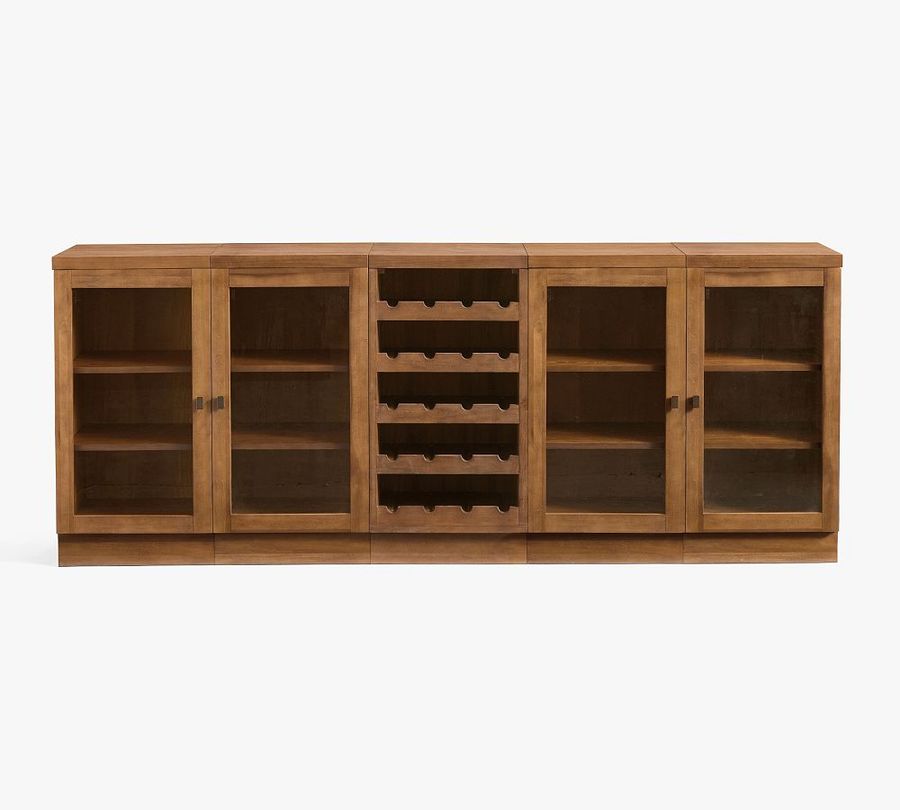Reed Modular Bar Glass Cabinet with Wine Storage (90&quot;) added by Spoak Member