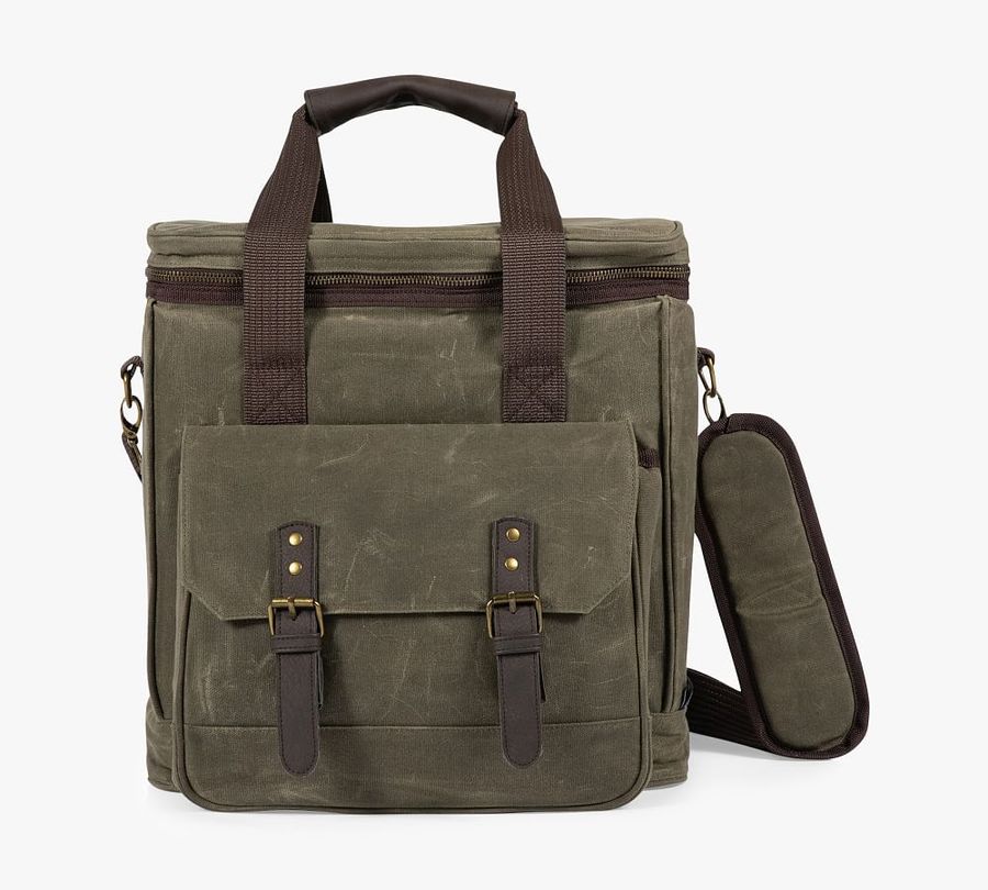 Greenpoint Waxed Canvas 6 Bottle Wine Cooler Tote added by Spoak Member