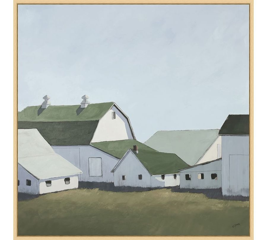 Shadowed Barns Framed Canvas added by Spoak Member