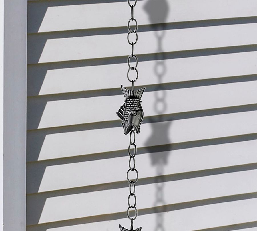 Fish Shaped Rain Chain 8.5 Ft added by Spoak Member