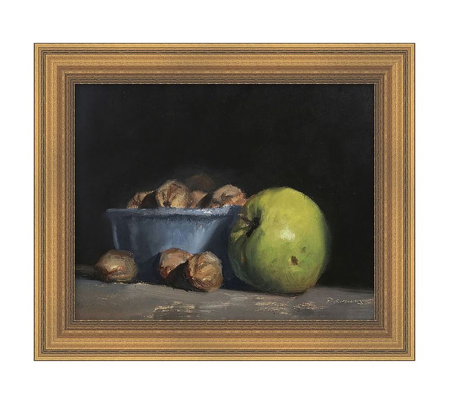 Apples &amp; Chestnuts Still Life Framed Canvas added by Spoak Member