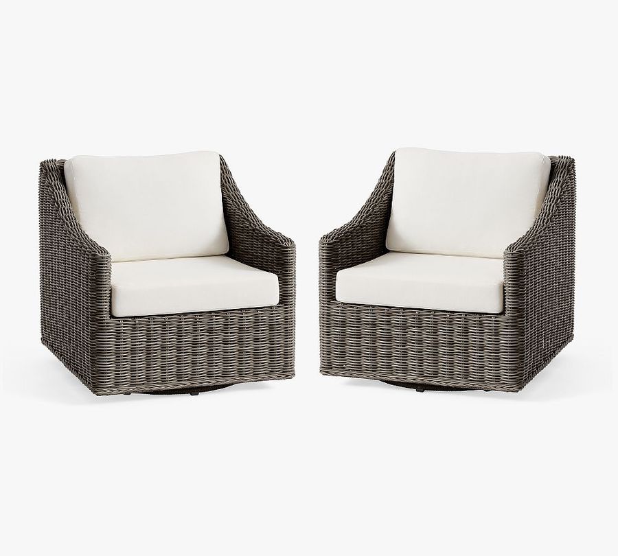 Huntington Slim Slope Arm Swivel Outdoor Lounge Chair added by Spoak Member