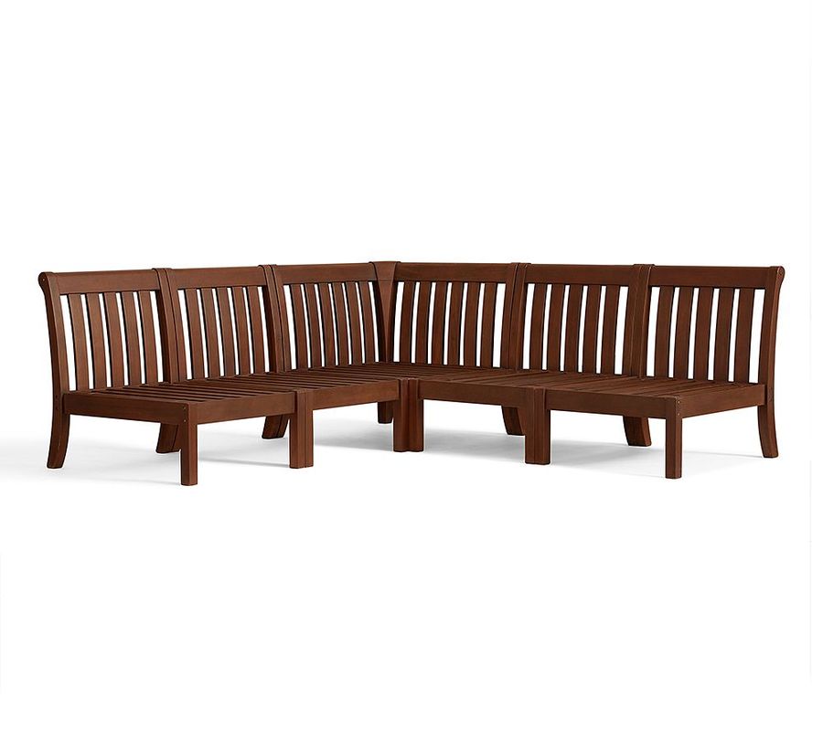 Chatham Mahogany 5-Piece Armless Sectional added by Spoak Member
