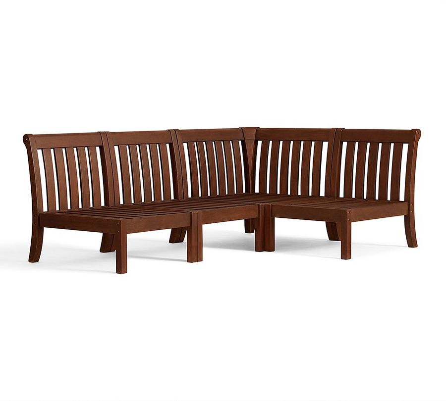 Chatham Mahogany 4-Piece Armless Sectional added by Spoak Member