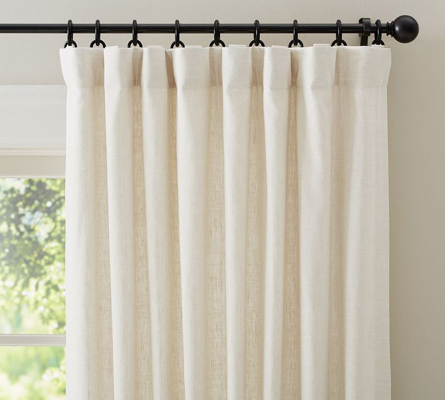 Open Box: Custom Emery Linen Curtain - Ivory added by Spoak Member