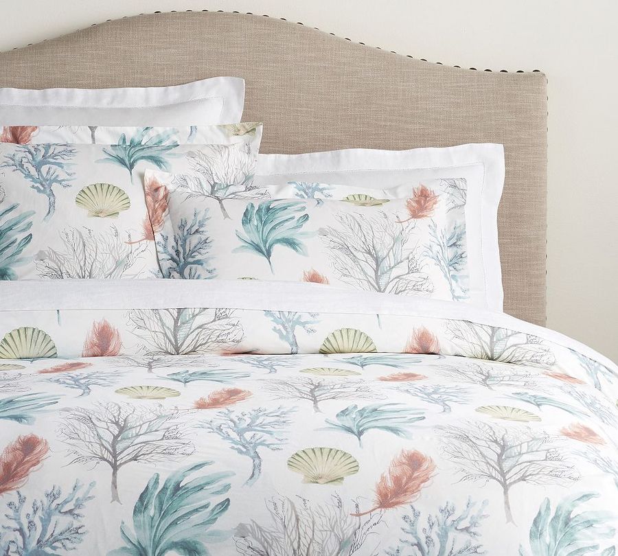 Open Box: Del Mar Coastal Organic Percale Duvet Cover added by Spoak Member