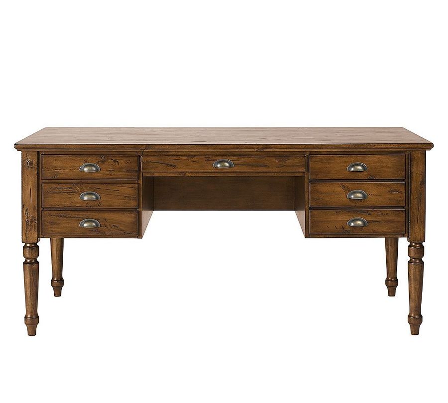 Printer's Keyhole Executive Desk (64&quot;) added by Spoak Member