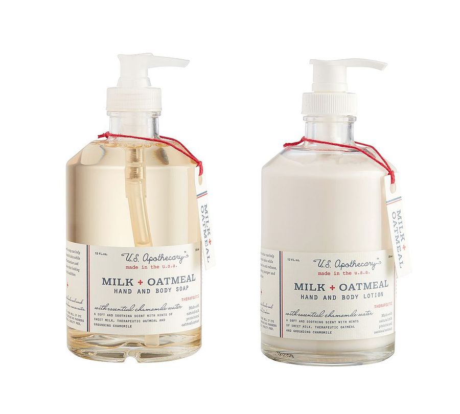 U.S. Apothecary Milk + Oatmeal Soap &amp; Lotion Set added by Spoak Member