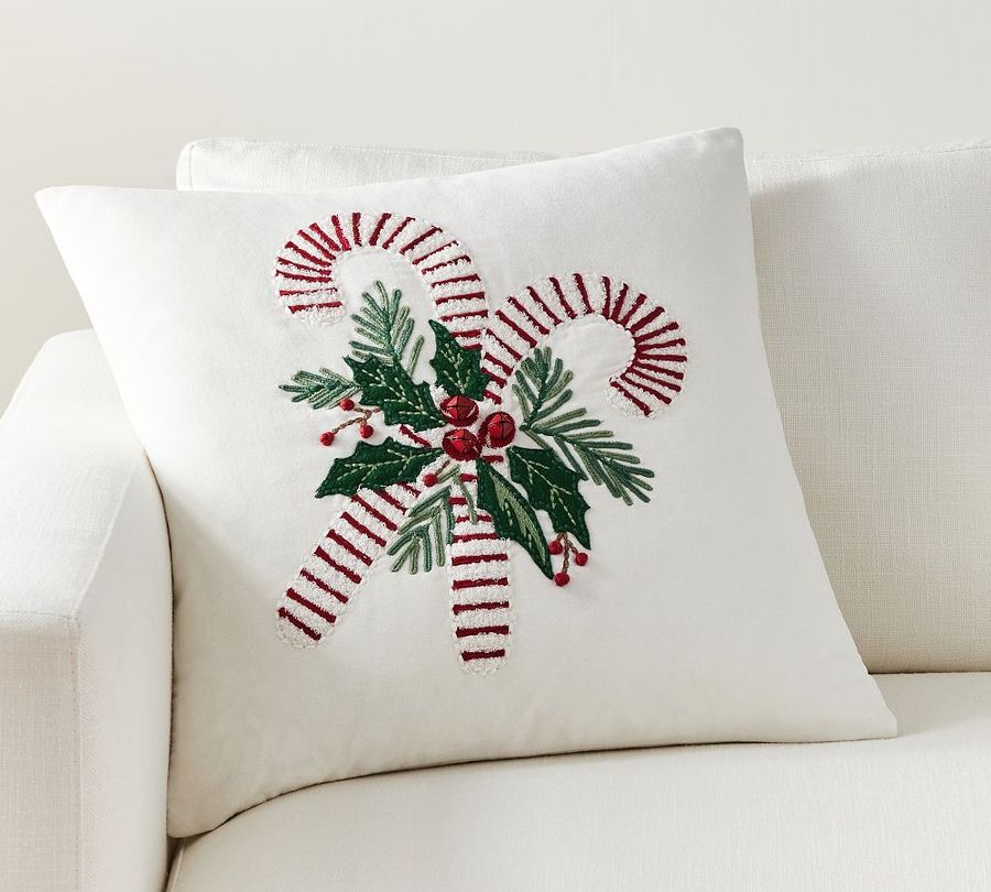Candy Cane Embroidered Pillow added by Spoak Member