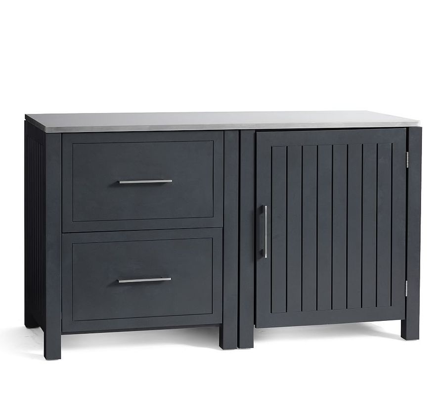 Indio Metal Outdoor Kitchen Two-Drawer &amp; Single-Door Cabinet (62&quot;) added by Spoak Member