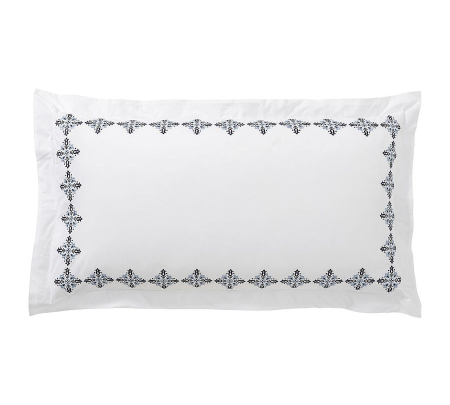 Open Box:Tile Embroidered Organic Sham added by Spoak Member