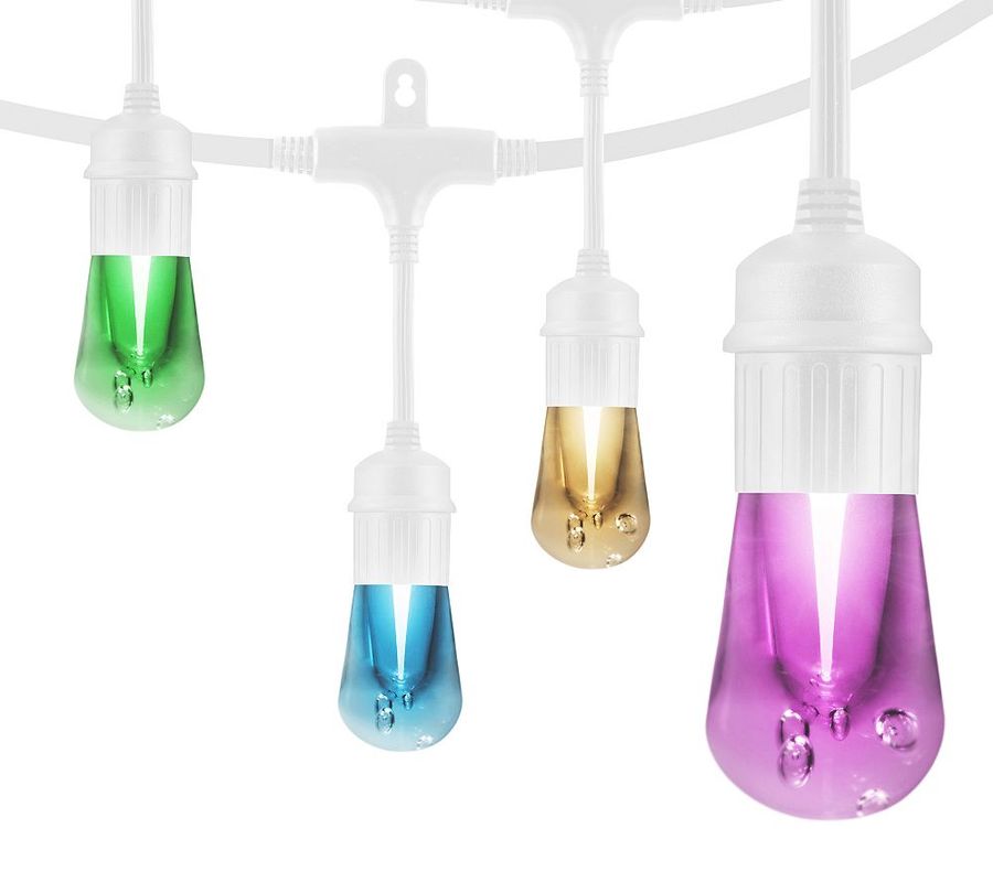 Color Changing Outdoor LED String Lights - White added by Spoak Member