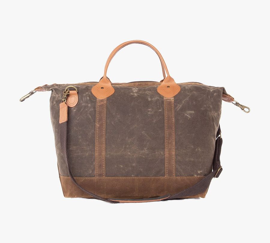 Brixton Waxed Canvas Weekender Bag &amp; Dopp Kit added by Spoak Member