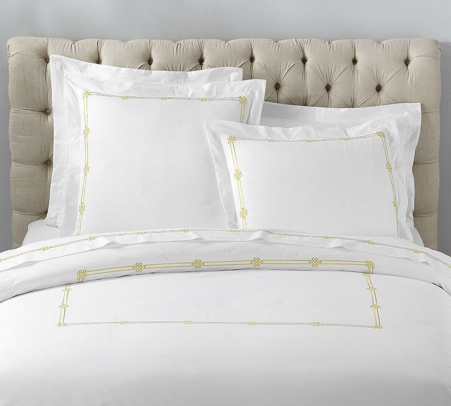 Emilia Embroidered Organic Percale Duvet Cover added by Spoak Member