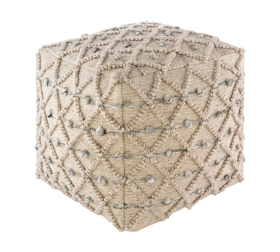 Taube Handwoven Organic Diamond Dot Pouf added by Spoak Member