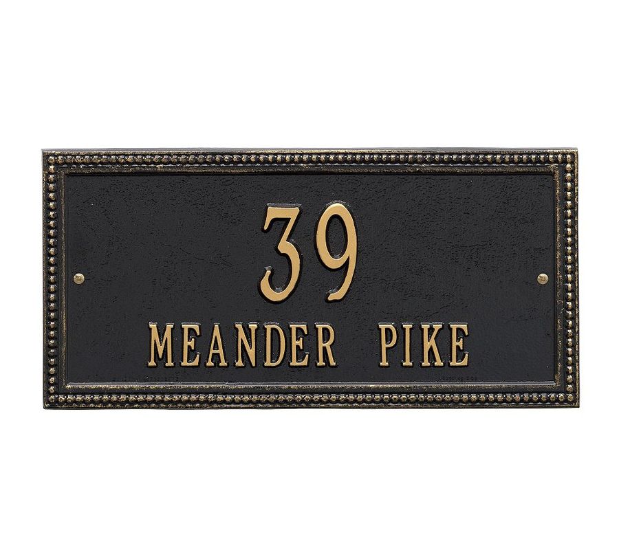 Beaded Rectangle Address Plaque added by Spoak Member