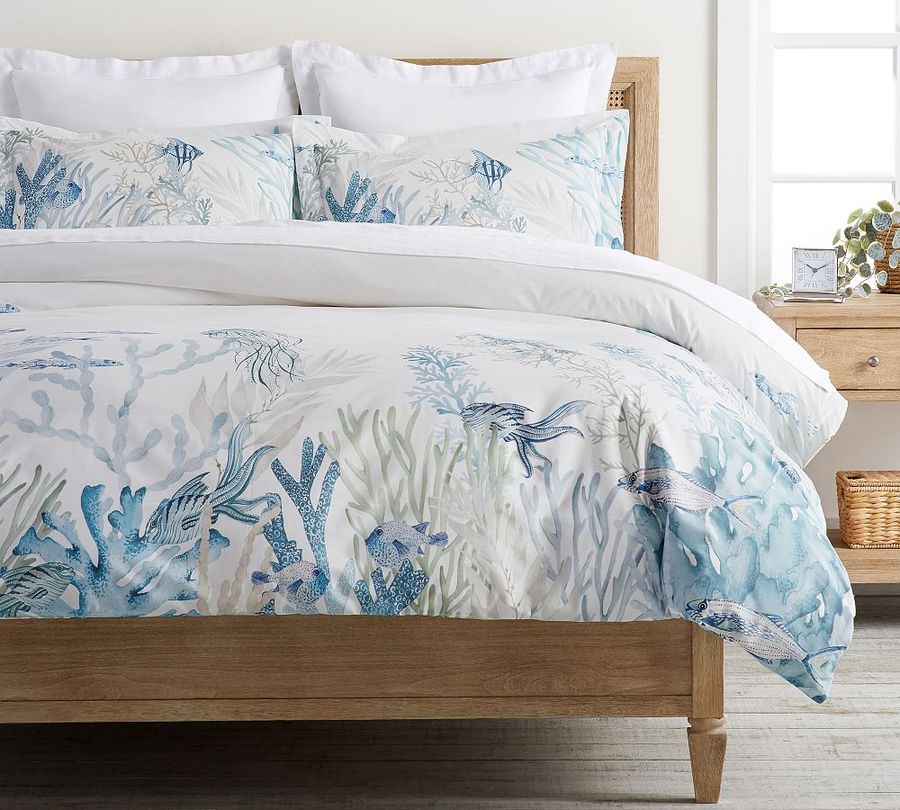Open Box: Under The Sea Organic Percale Duvet Cover added by Spoak Member