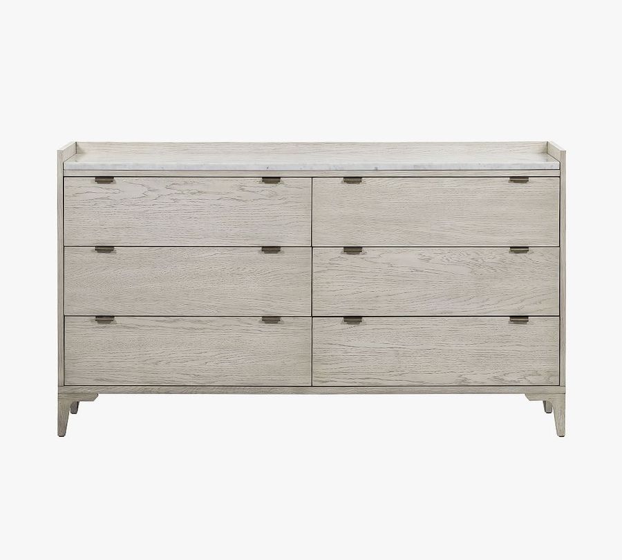 Geary Marble Top 6-Drawer Dresser (60&quot;) added by Spoak Member