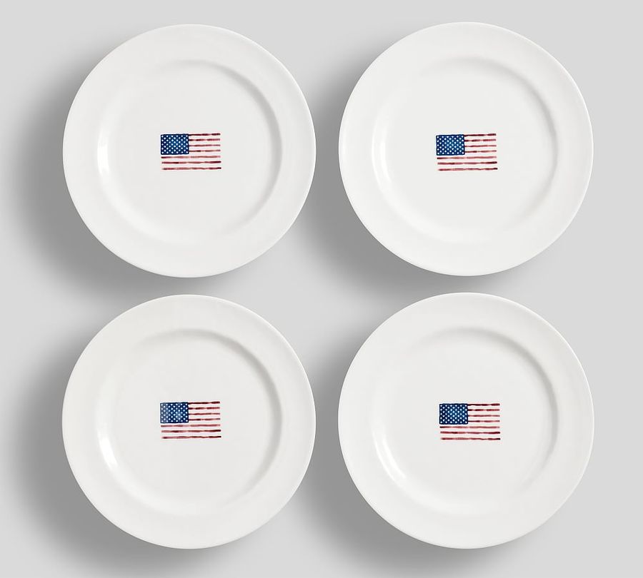 Cabana Americana Outdoor Melamine Salad Plates - Set of 4 added by Spoak Member