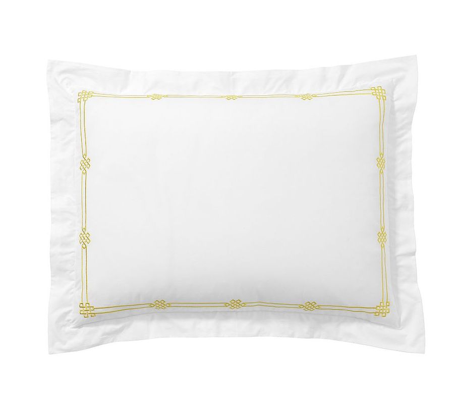 Emilia Embroidered Organic Percale Sham added by Spoak Member