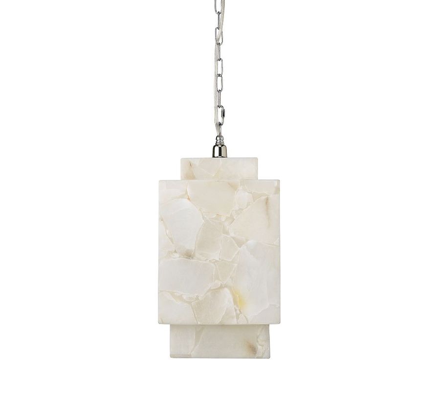 Beatrice Alabaster Cube Pendant (9&quot;) added by Spoak Member