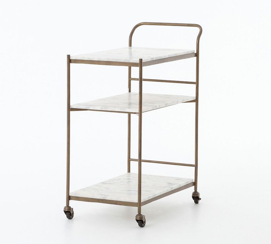 Burwell Marble Bar Cart (30&quot;) added by Spoak Member