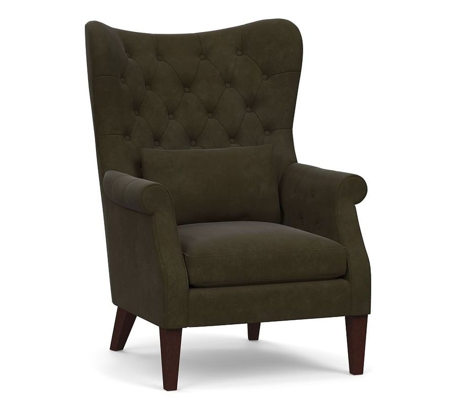 Champlain Tufted Roll Arm Leather Chair added by Spoak Member