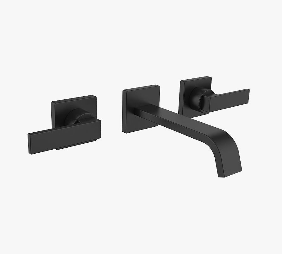 Armel Cross Handle Wall Mounted Bathroom Sink Faucet added by Spoak Member