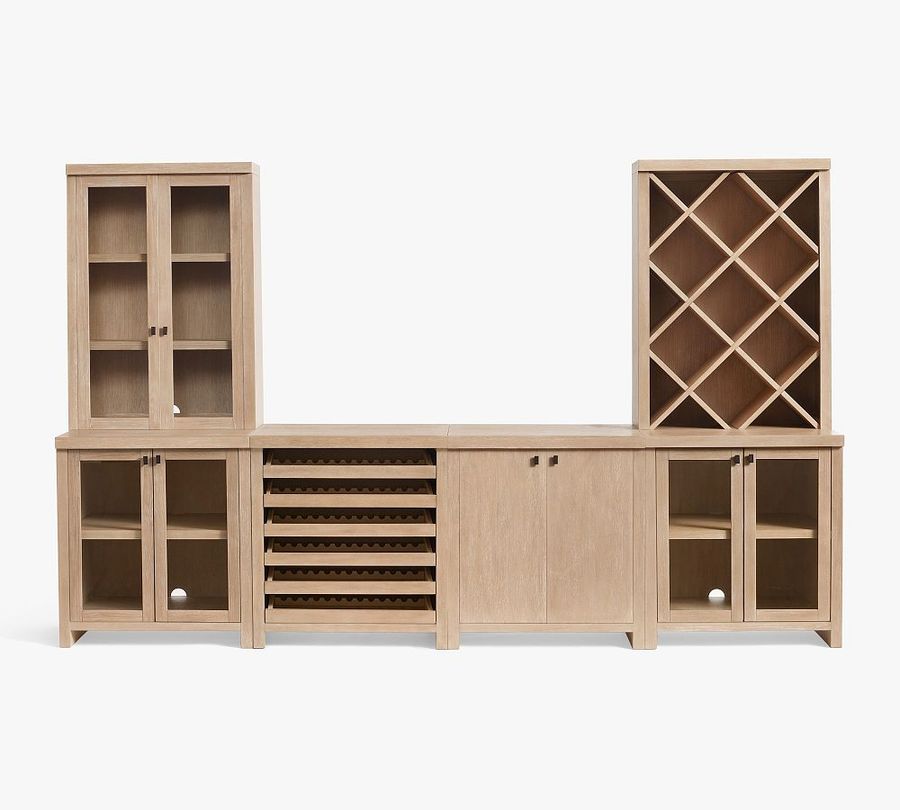 Modern Farmhouse Set with Wine Storage (136&quot;) added by Spoak Member