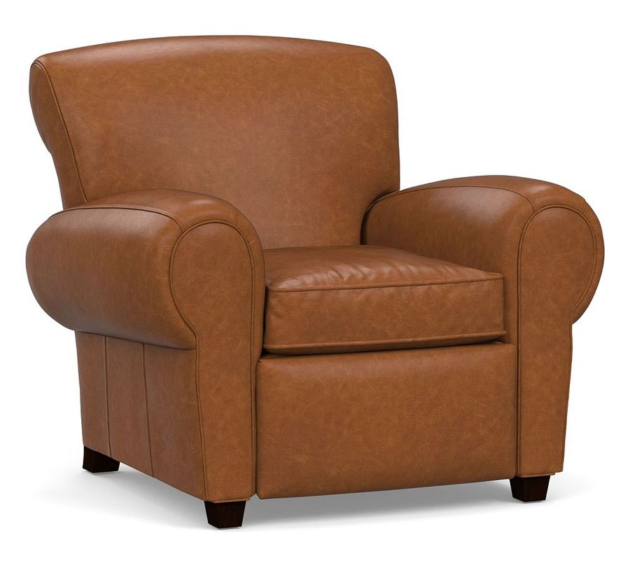Manhattan Roll Arm Leather Recliner added by Spoak Member