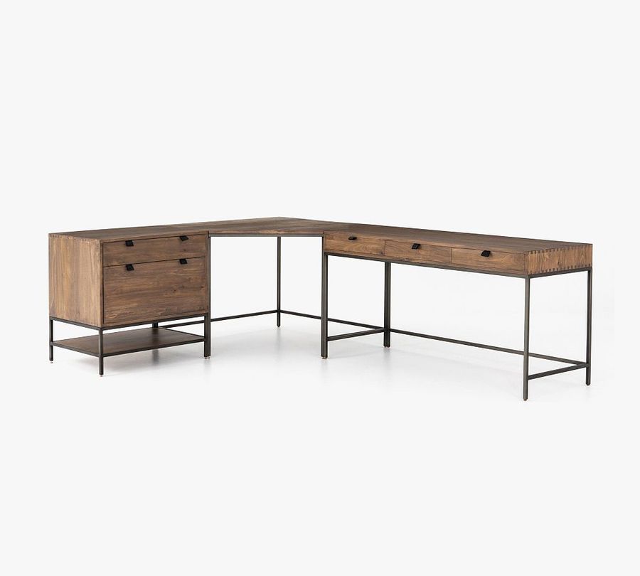 Graham Corner Desk with File Cabinet (101.5&quot;) added by Spoak Member