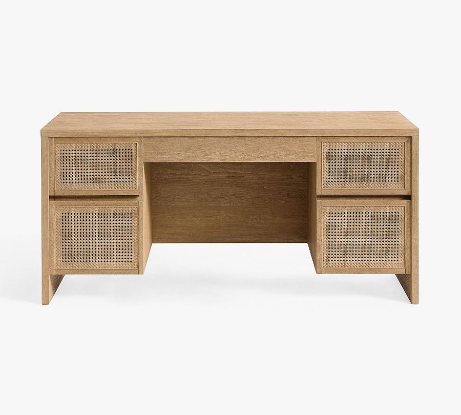 Marina Cane Executive Desk (64&quot;) added by Spoak Member