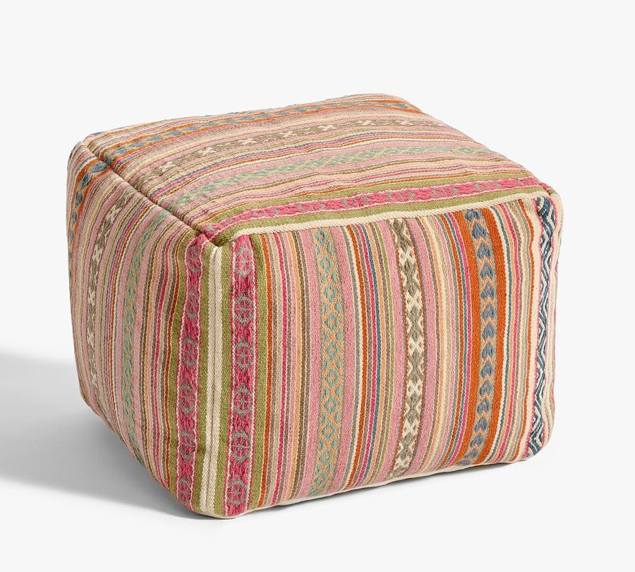Pasadena Striped Outdoor Pouf added by Spoak Member